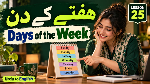 Lesson 25: Days of the week