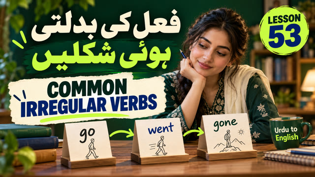Lesson 53: Common irregular verbs